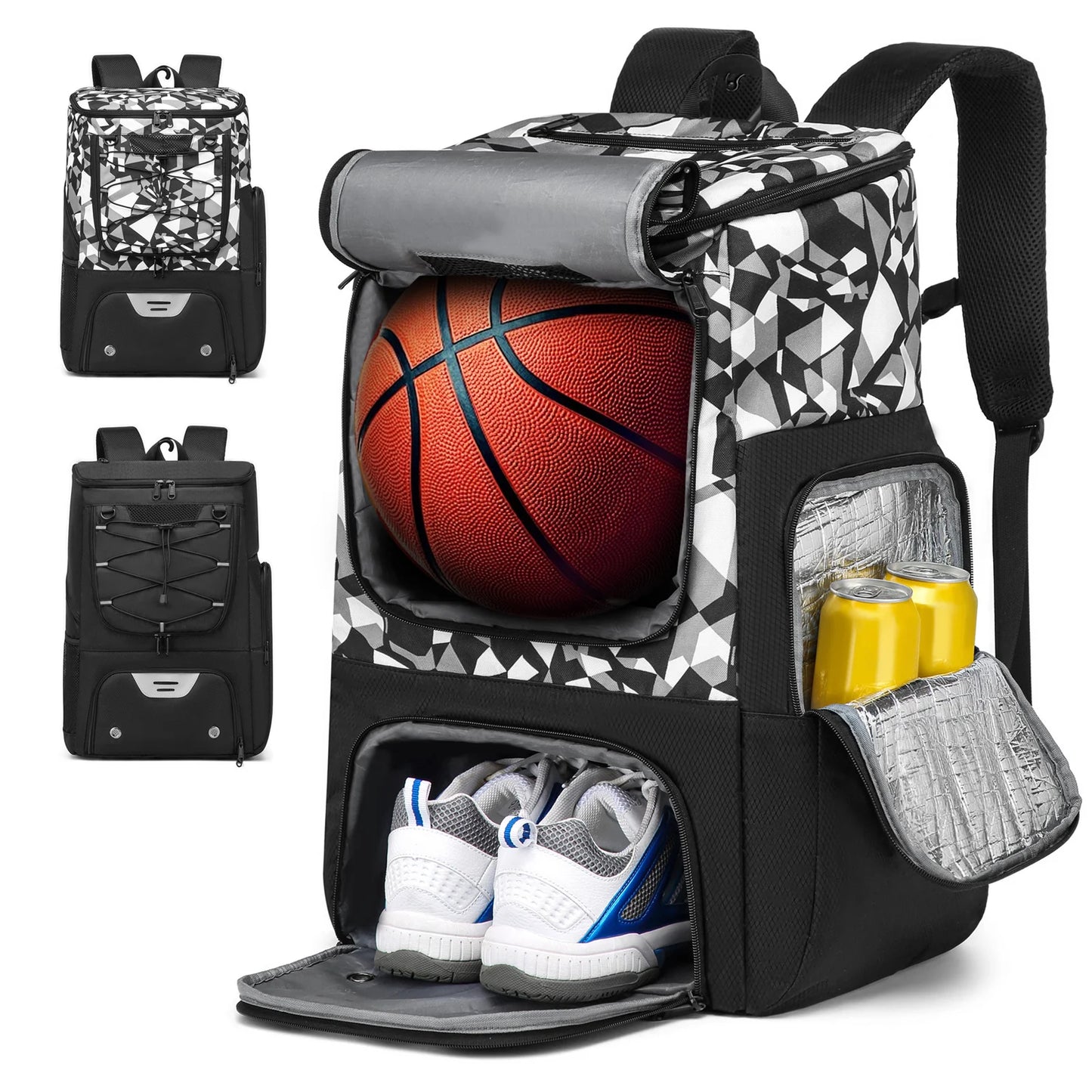 Basketball Backpack Sport Outdoor Football Volleyball Storage Bags with Separate Shoes Compartment Training Sports Backpack