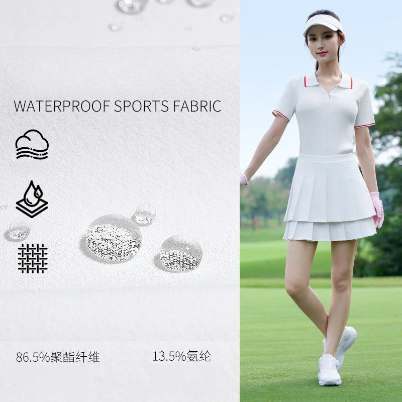 PGM Women's Golf Skirts Spring Summer Edition Fashion Sports Pleated Skirt QZ119