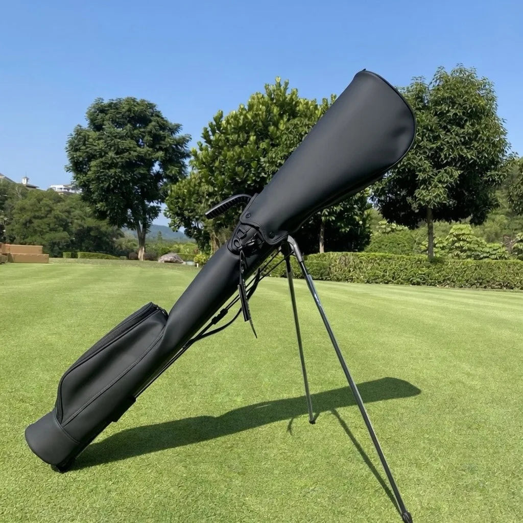 DEZENS NEW Golf Stand Bag White/Black/Pink PU Waterproof portable Golf Bag Golf half bag