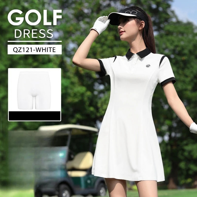 PGM Women's Golf Dress Spring Summer Tennis Skirt QZ121