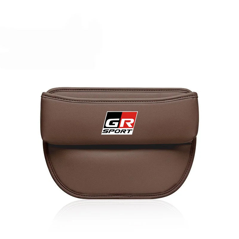 Car Front Seat Slit Catcher Side Seat Gap Filler Organizer Special Seat Crevice Storage Box for Toyota GR SPORT Auto accessories