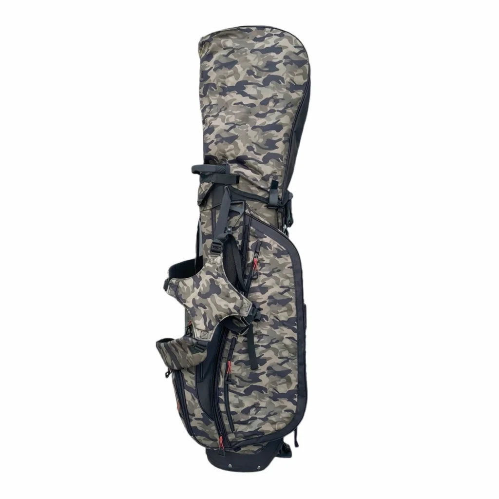 DEZENS Men's/Women's High Quality Lightweight Canvas Professional Golf Stand Bag Bracket Caddy Bag Golf Bag