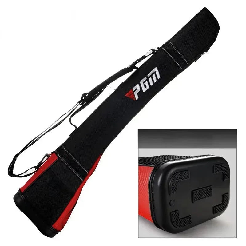 PGM Waterproof Nylon Golf Gun Bag Protable Sunday Bag for 4~5pcs Golf Clubs Lightweight Golf Caddie Aviation Bag QIAB010