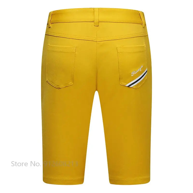 Ttygj Women’S Stretch Golf Short Pants Ladies Slim Fit Golf Shorts Summer Female Casual Golf Trousers Breathable Clothes XXS-XXL