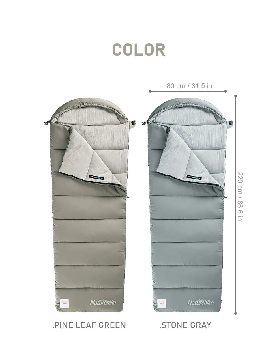 Naturehike M180 Sleeping Bag Lightweight Sleeping Bag M300 Double Outdoor Camping Winter Warm Sleeping Bag M400 Machine Washable
