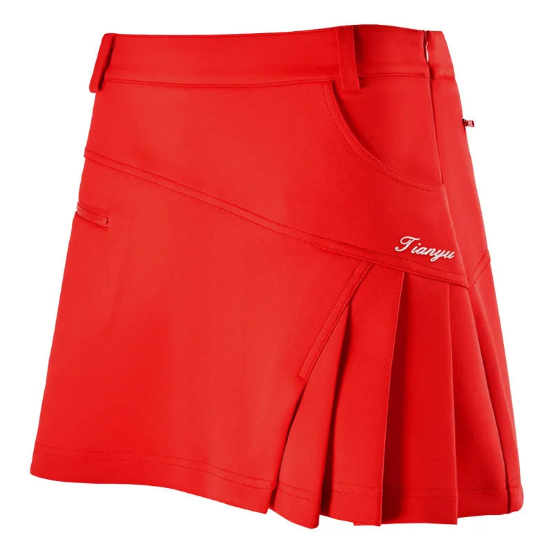 Summer Women's Short Skirt Pleated Golf Skirt Casual Outdoor Sports Girls Skirt Slim Fit Badminton Tennis Skorts XS-XXL Choose