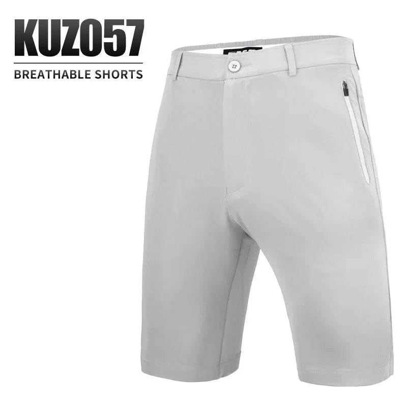 Pgm Golf Shorts Men'S Sports Shorts Breathable High Stretch Golf Shorts Man Comfortable Anti-Sweat Sports Short Pants