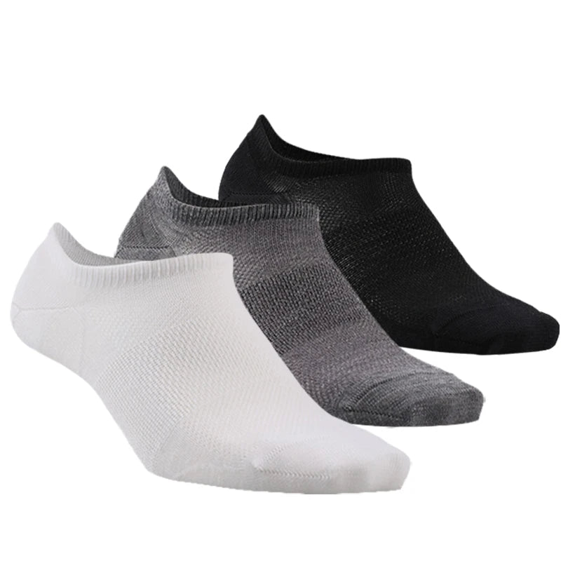 ZEALWOOD Ultra-Light Men's Women's Merino Wool Athletic Socks No Show/ Ankle Breathable Thin Running Tennis Golf Summer 3 Pairs