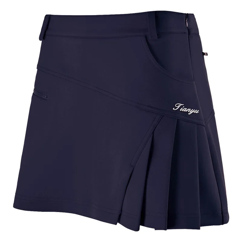 Summer Women's Short Skirt Pleated Golf Skirt Casual Outdoor Sports Girls Skirt Slim Fit Badminton Tennis Skorts XS-XXL Choose