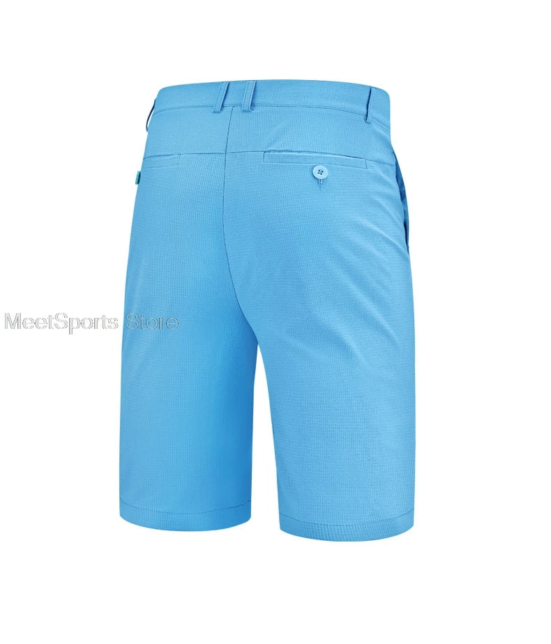 Pgm Golf Shorts Mens Summer Slim Fit Baseball Golf Shorts Sweatpants Male Elastic Sports Wear Fast Dry Casual Trousers 7 Colors
