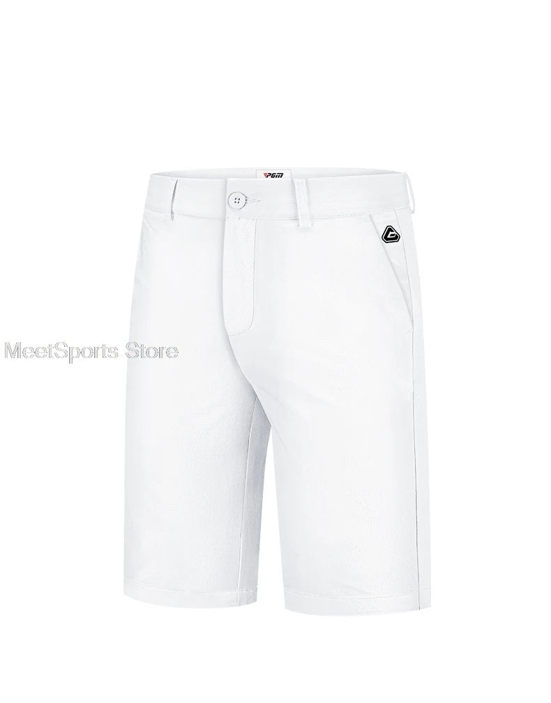 Pgm Golf Shorts Mens Summer Slim Fit Baseball Golf Shorts Sweatpants Male Elastic Sports Wear Fast Dry Casual Trousers 7 Colors
