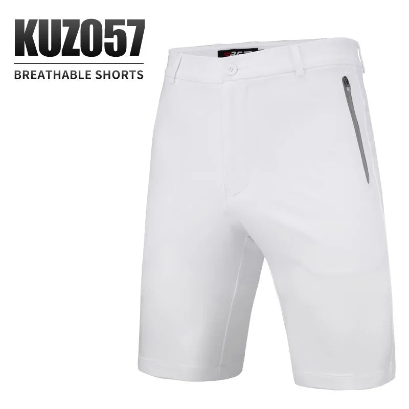 Pgm Golf Shorts Men'S Sports Shorts Breathable High Stretch Golf Shorts Man Comfortable Anti-Sweat Sports Short Pants