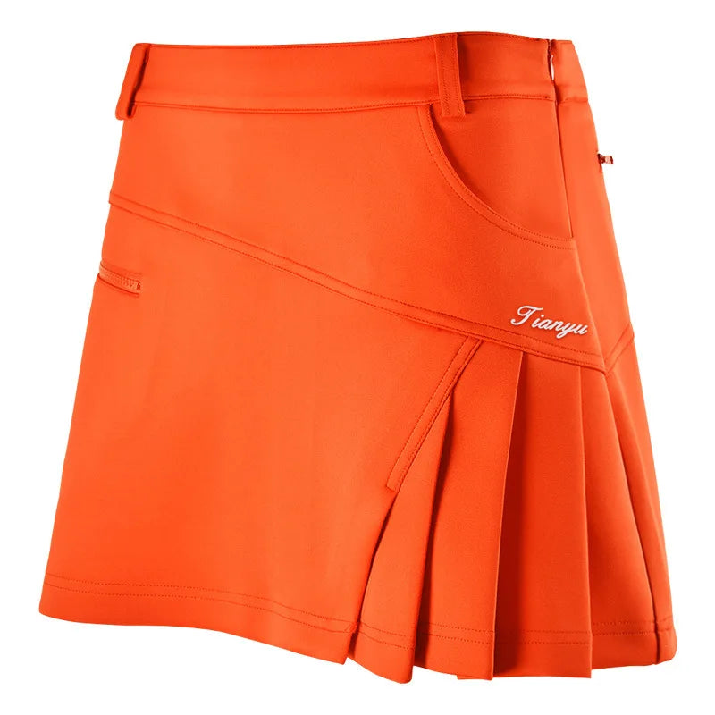 Summer Women's Short Skirt Pleated Golf Skirt Casual Outdoor Sports Girls Skirt Slim Fit Badminton Tennis Skorts XS-XXL Choose