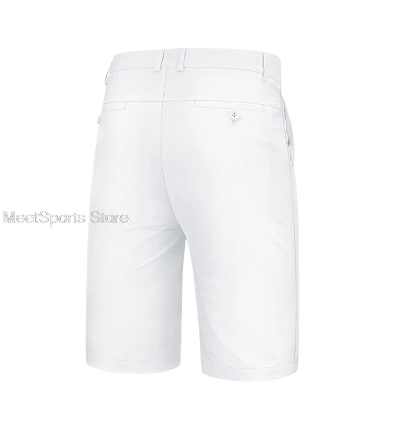Pgm Golf Shorts Mens Summer Slim Fit Baseball Golf Shorts Sweatpants Male Elastic Sports Wear Fast Dry Casual Trousers 7 Colors