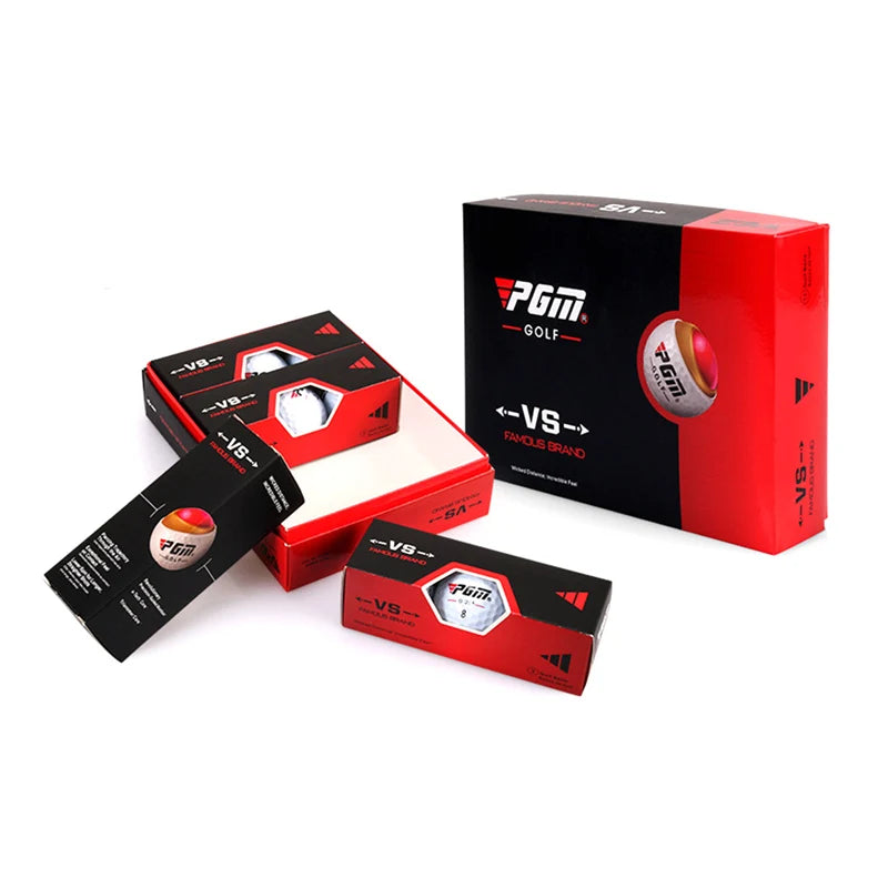 Original Golf Ball Three-layer Match Ball Gift Box Package Golf Ball Set 12pcs Set 3pcs Set Game Use Ball