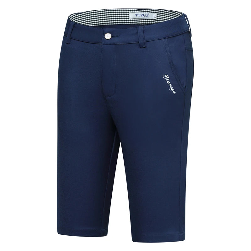 Ttygj Women’S Stretch Golf Short Pants Ladies Slim Fit Golf Shorts Summer Female Casual Golf Trousers Breathable Clothes XXS-XXL