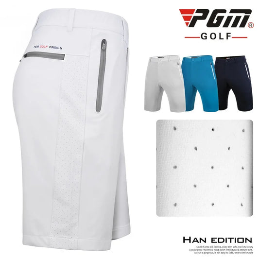 Pgm Golf Shorts Men'S Sports Shorts Breathable High Stretch Golf Shorts Man Comfortable Anti-Sweat Sports Short Pants