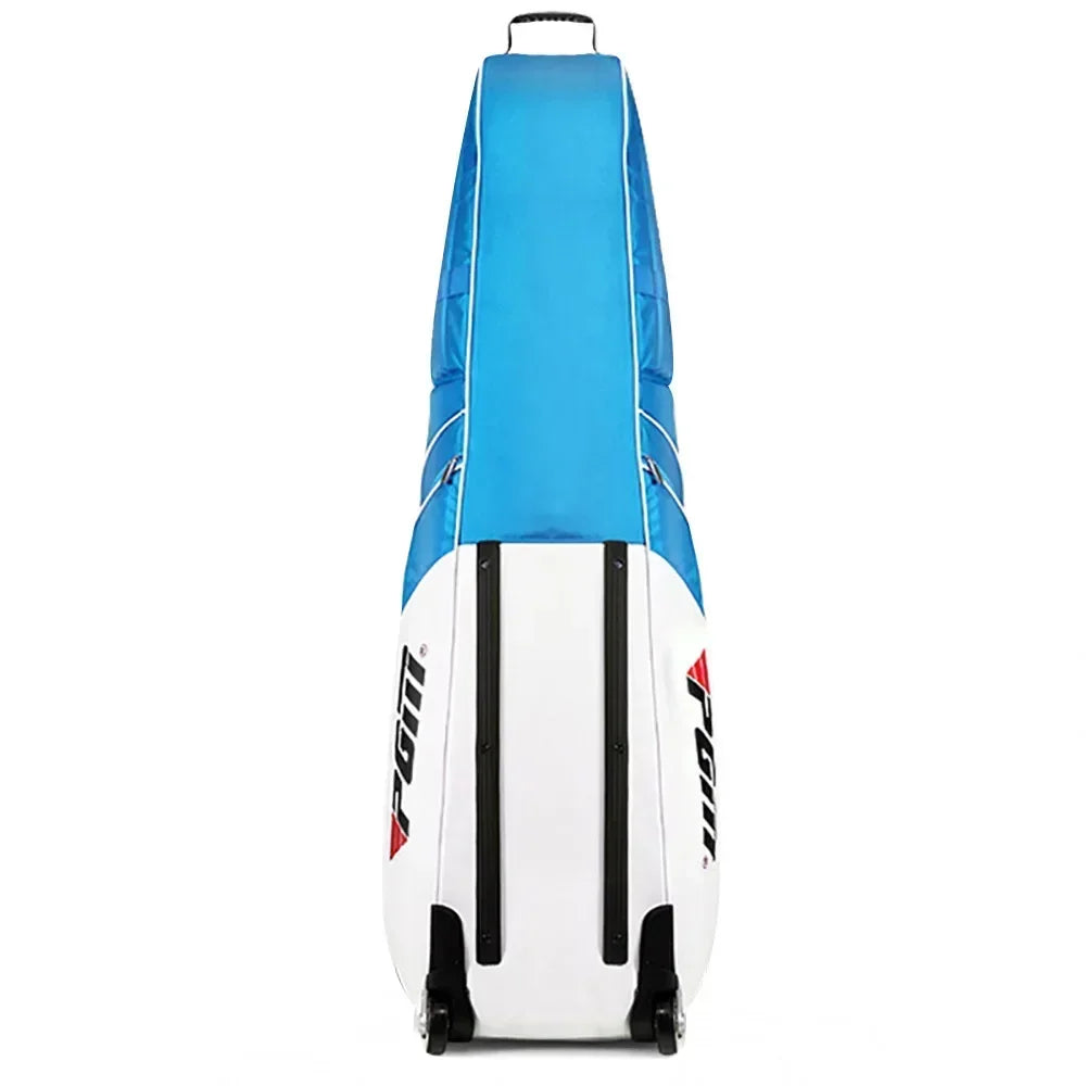 PGM Lightweight Foldable Golf Bag Travel Plane Caddy Bags With Wheel Aircraft Stand Thickening Folding Pad Golf Cover Bag HKB008