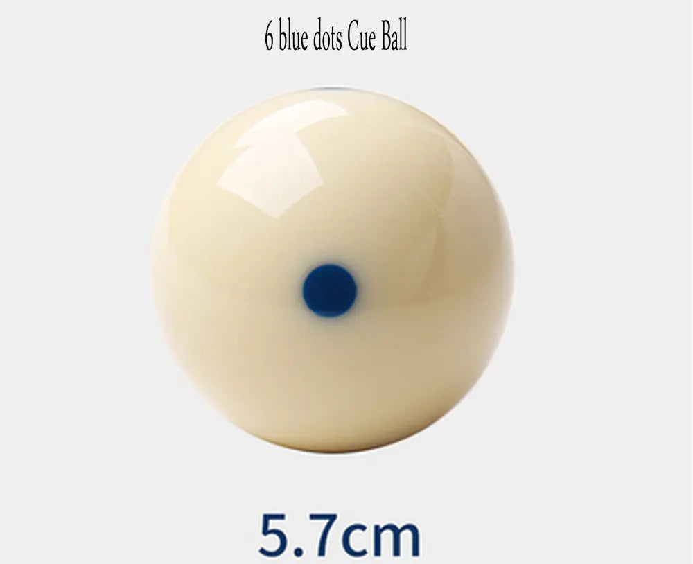 Aramith/ Blue Eye/ Black Kingkong/ Boutique/ 6 Dots / Triangle /New Yellow Cue Ball Replacement 2-1/4" / 2-1/16"