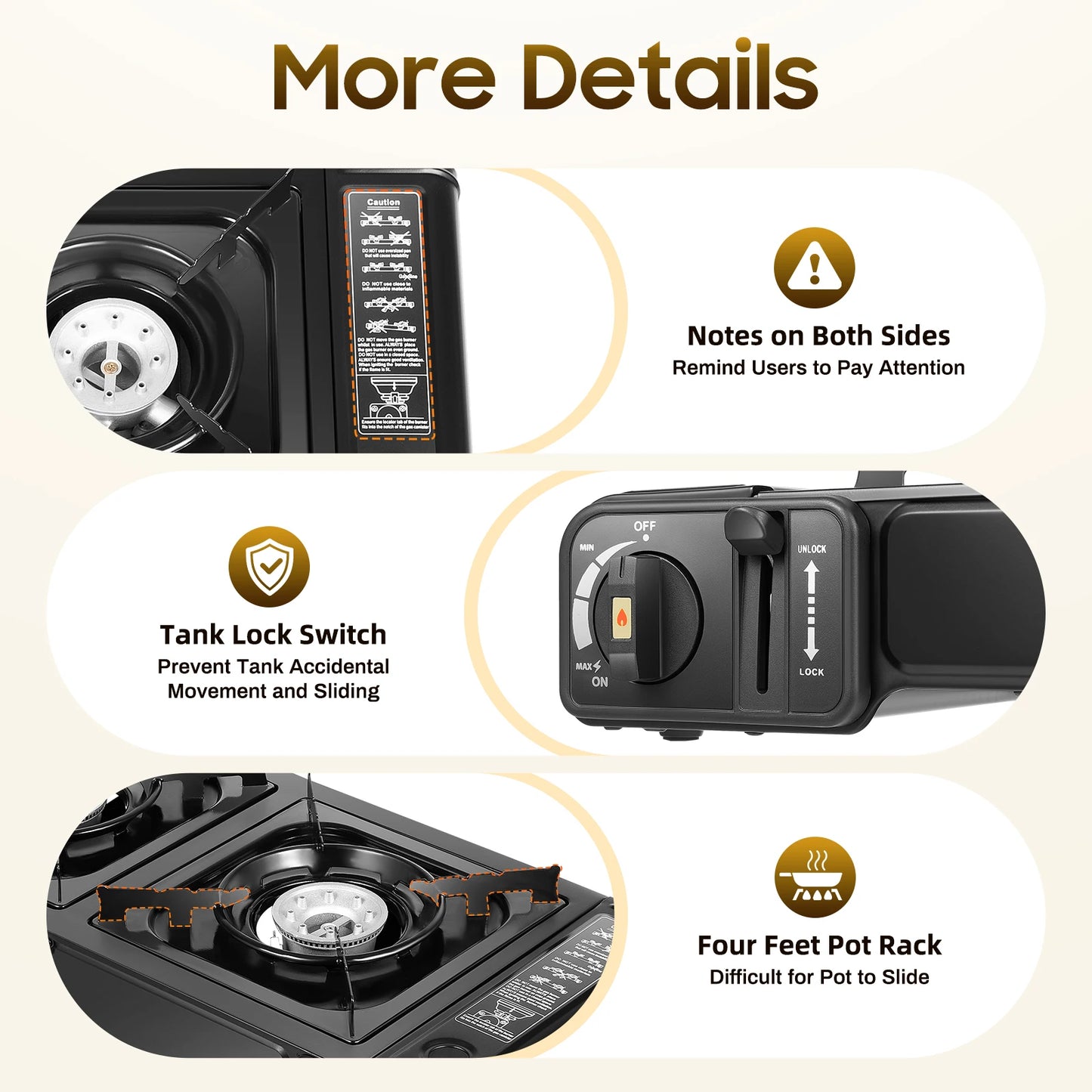 Double Head Barbecue Gas stove with Baking Tray  Home Application Home Outdoor