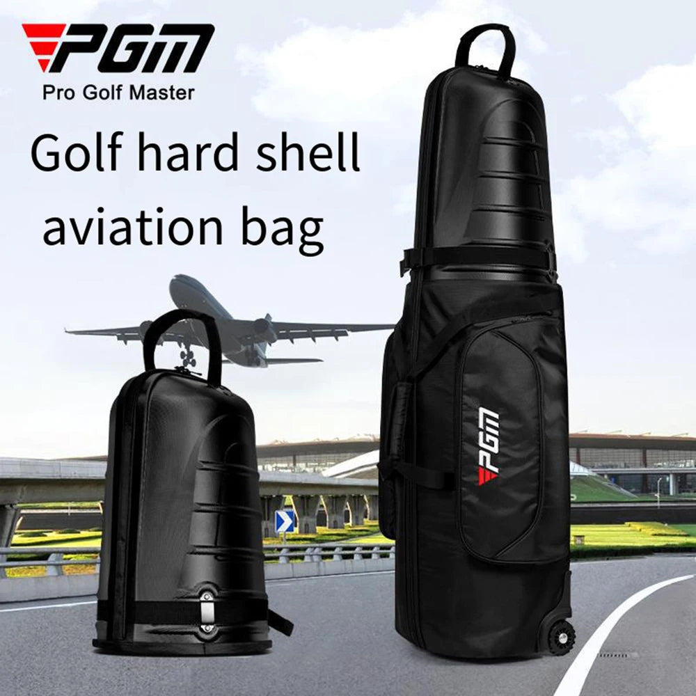 PGM Golf Aviation Bag Hard Shell Anti Collision Squeeze Aircraft Consignment Men Women Belt Roller Skating Travel Bags