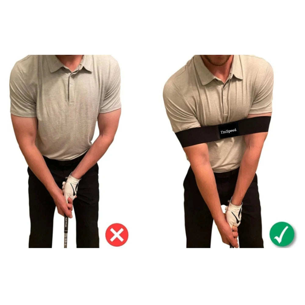 Golf Swing Training Aid,Swing Correcting Arm Band Beginner Supplies Golf Action Correctors Hand Correctors