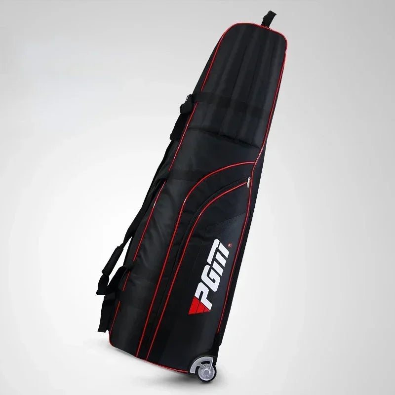 PGM Lightweight Foldable Golf Bag Travel Plane Caddy Bags With Wheel Aircraft Stand Thickening Folding Pad Golf Cover Bag HKB008