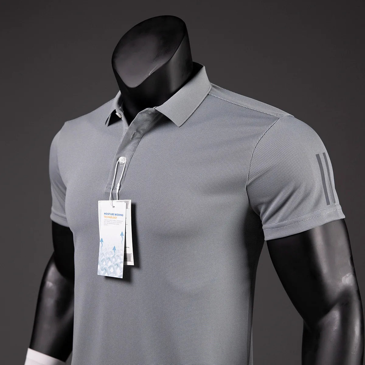 Men's Golf Shirt Luxury Sports Casual Polo Shirt Functional Quick-drying Breathable Lapel Short-sleeved T-shirt for Man Summer