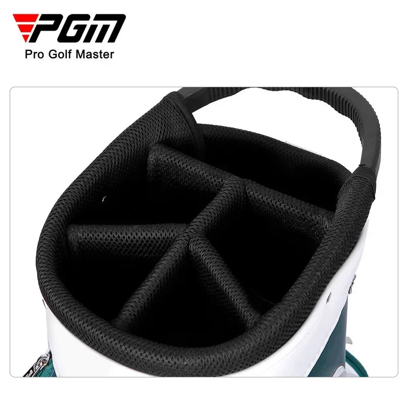 PGM Women Golf Bag Version Waterproof Microfiber Pull Rod Bag with Four Wheels That Can Be Pushed/towed QB127
