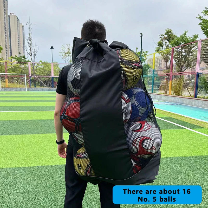 Soccer Net Bags Mesh Bags Ball Bags Large Mesh Bags Large Capacity Storage Bags Ball Pockets