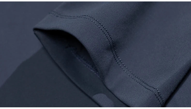 SBWL Autumn and winter fashion golf outdoor sports long sleeve stand collar T-shirt running fitness breathable base shirt Tops