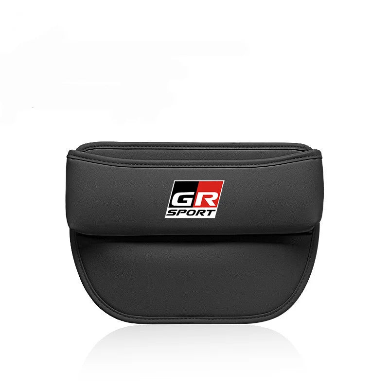 Car Front Seat Slit Catcher Side Seat Gap Filler Organizer Special Seat Crevice Storage Box for Toyota GR SPORT Auto accessories