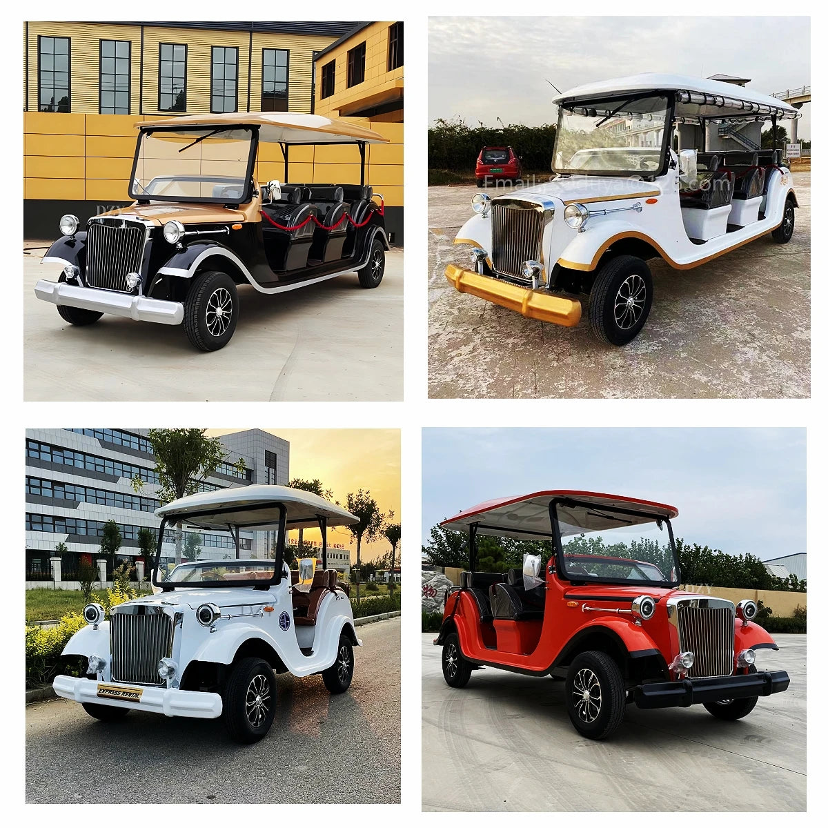 Factory direct sales of classic electric retro cars,  electric sightseeing cars, vintage electric golf cars  UTV