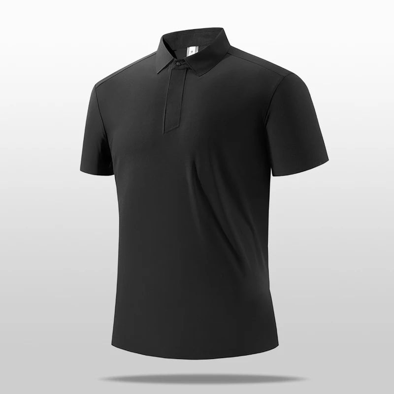 SBWL 2025 summer new light fast dry elastic high quality outdoor sports golf running sports POLO shirt fashion casual T-shirt
