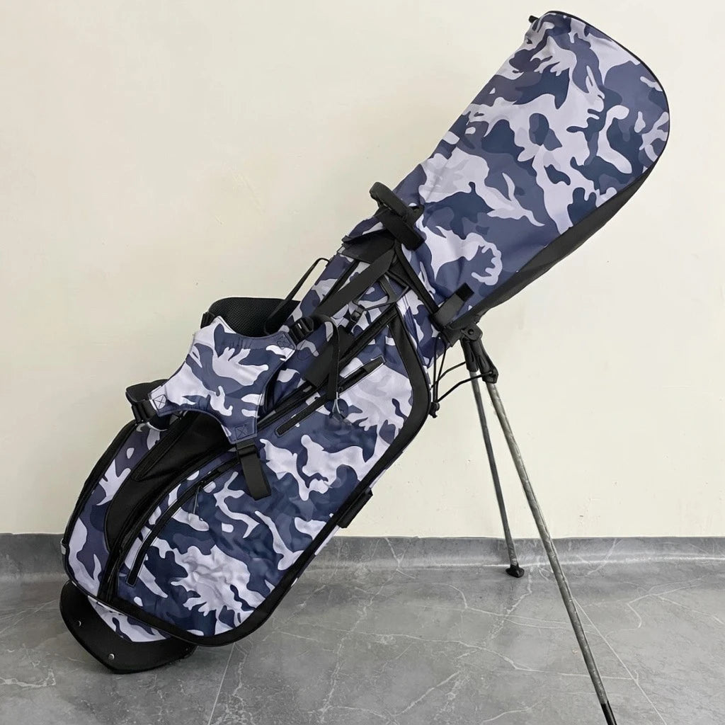 DEZENS Men's/Women's High Quality Lightweight Canvas Professional Golf Stand Bag Bracket Caddy Bag Golf Bag