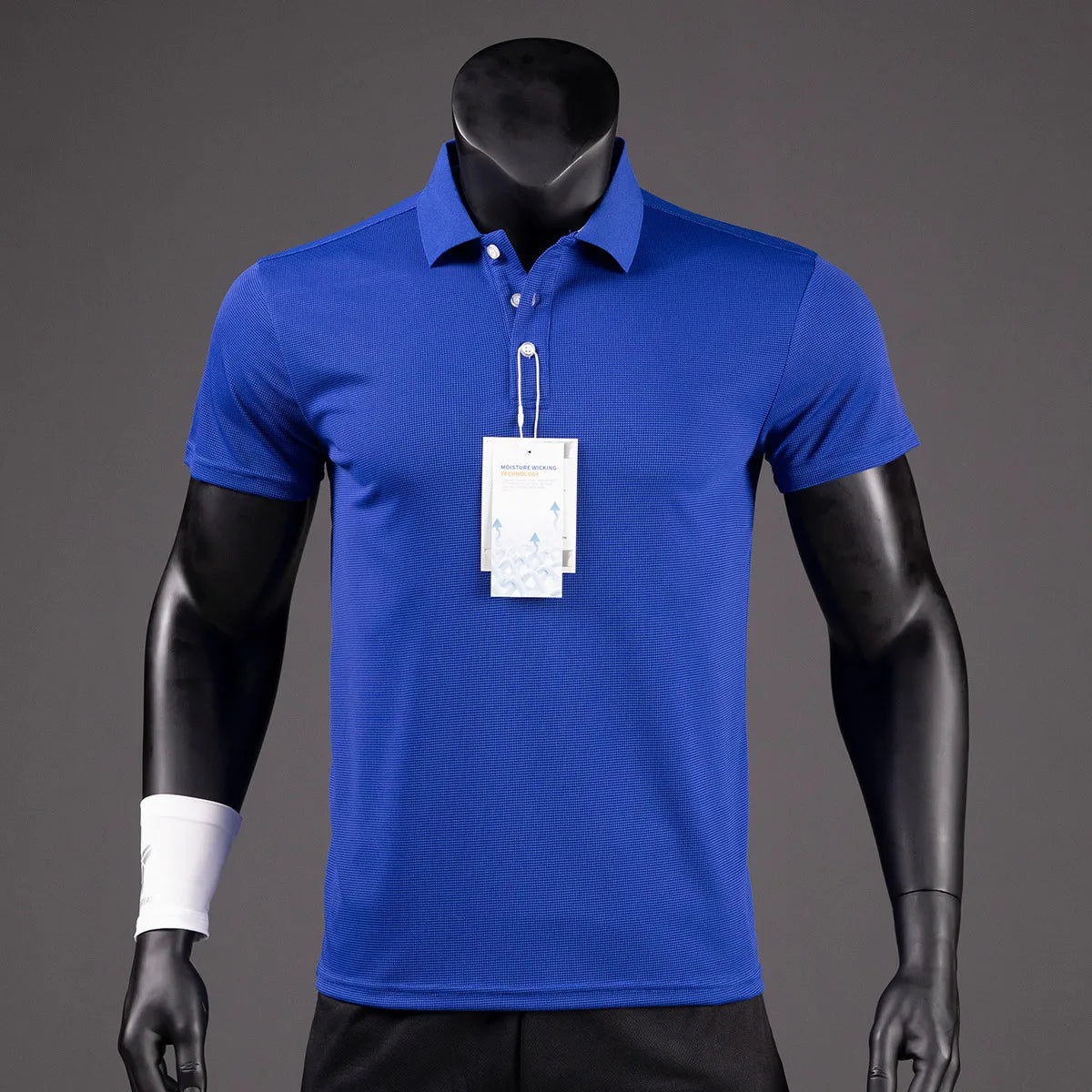 Men's Golf Shirt Luxury Sports Casual Polo Shirt Functional Quick-drying Breathable Lapel Short-sleeved T-shirt for Man Summer