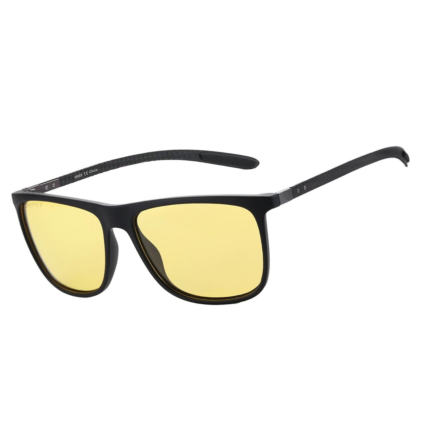 ZENOTTIC Square Polarized Sunglasses for Men Ultralight Carbon Fiber Sun Glasses Driving Fishing Golf Sports UV400 Protection