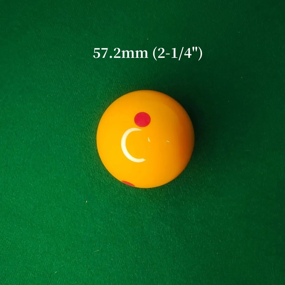 Aramith/ Blue Eye/ Black Kingkong/ Boutique/ 6 Dots / Triangle /New Yellow Cue Ball Replacement 2-1/4" / 2-1/16"