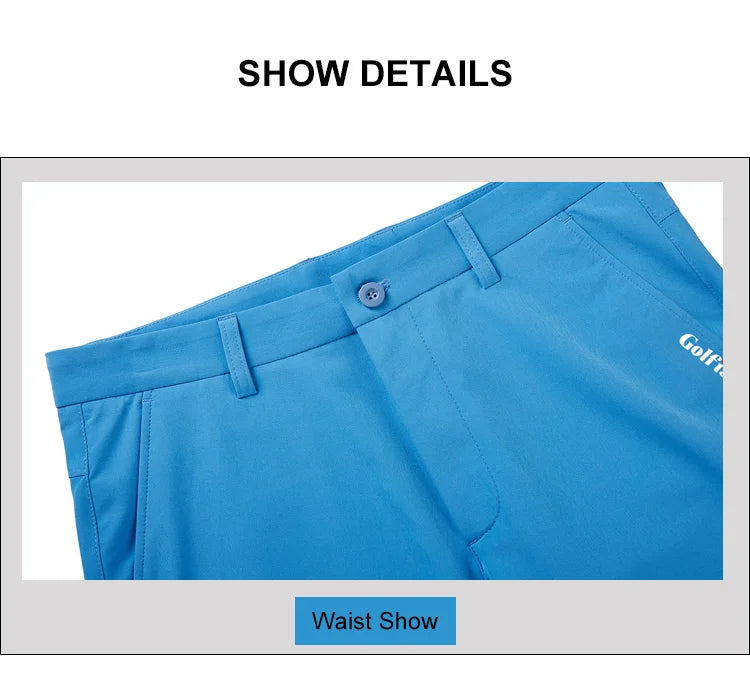 Golfist Golf Men's Shorts Summer Solid Refreshing Breathable Trousers  Comfortable Cotton Casual Clothes Sportswear
