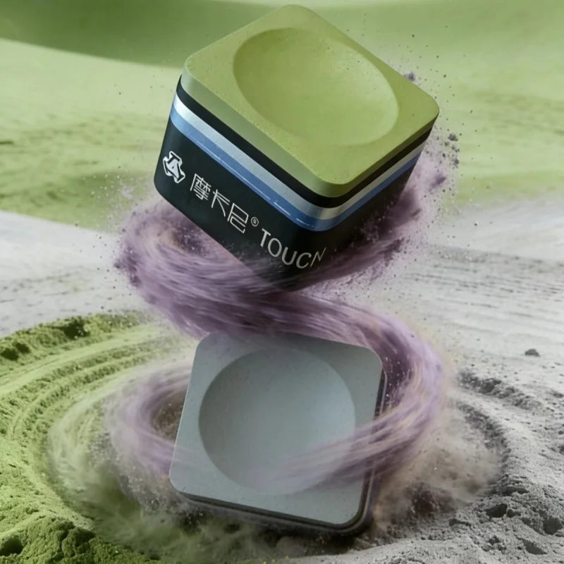 1PCS No-slip Billiard Chalks Pool Cue Stick Chalk Snooker Easy Powder Billiard Chalk Pool Accessories Blue Green Red