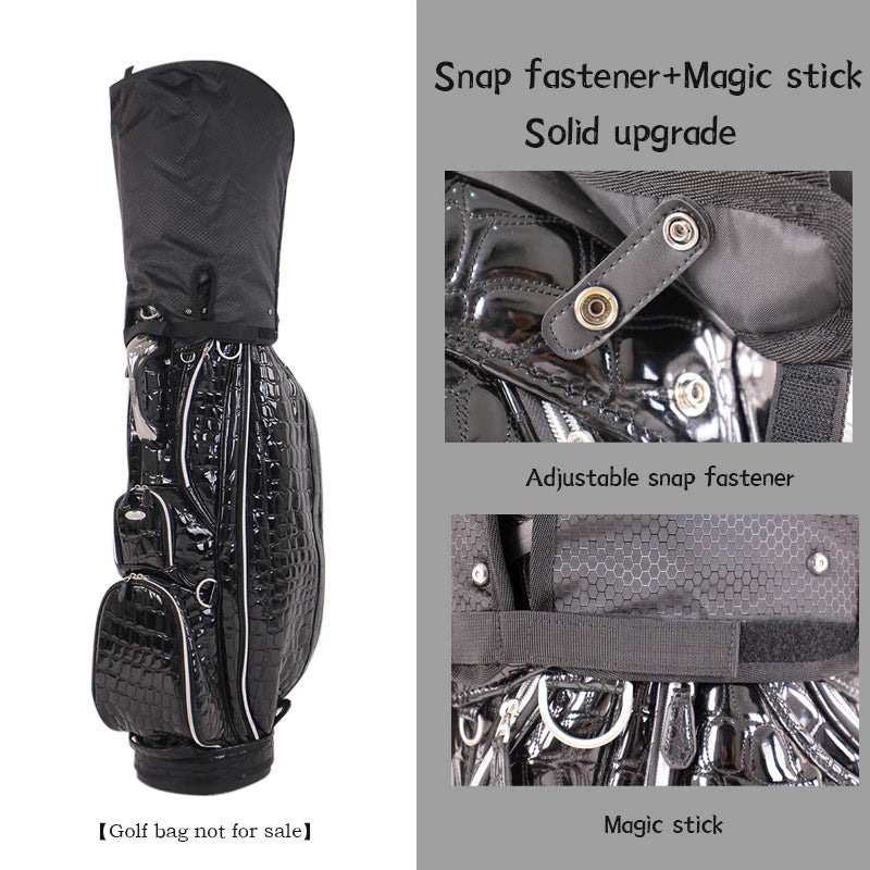 Golf Accessories, Golf Bag  Proof Dust Cover, Golf bag cap, Thickened waterproof nylon, Four activity buttons