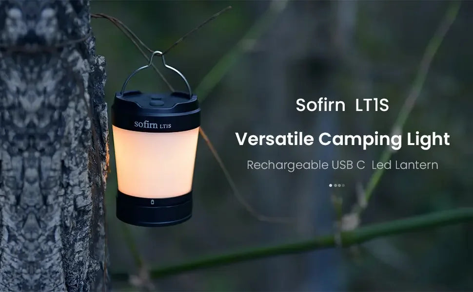 Sofirn LT1S Camping Light USB C 21700 Rechargeable Powerful Torch Portable Emergency Lantern 2700K-6500K with Reverse Charging