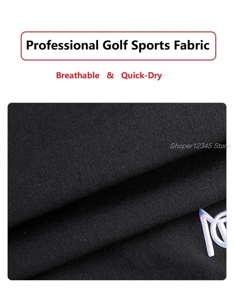 Pgm Women Summer Golf Shorts Elastic Casual Half Trousers Ladies Sports High Waist Shorts Slim Golf Clothing Tennis Wear