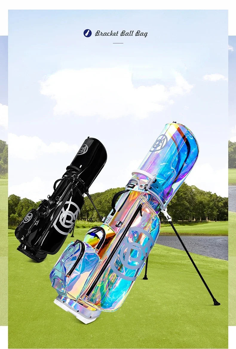 PGM Golf Bracket Bags Women Portable Club Pack Waterproof Lightweight Bright Transparent Put All Sets Clubs QB131