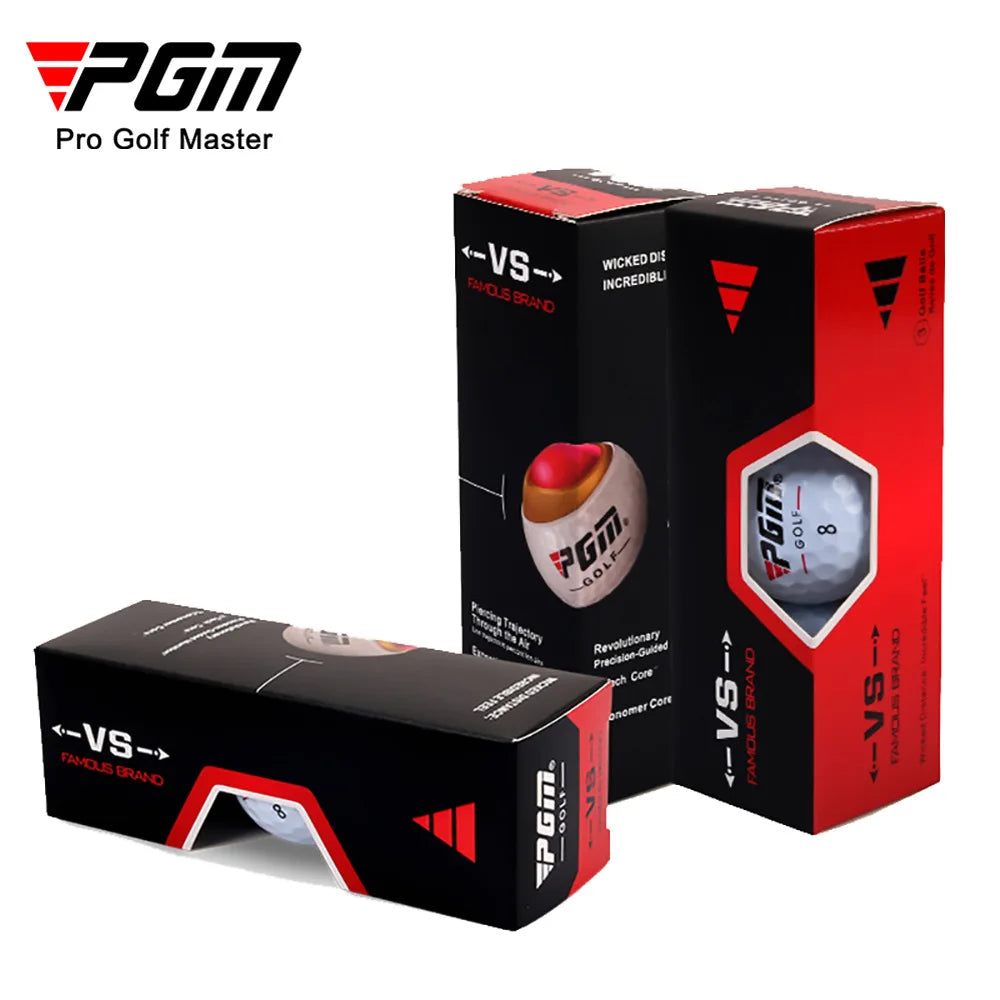 PGM Golf Ball Competition Ball Gift Box Set Three Layer Balls Q017