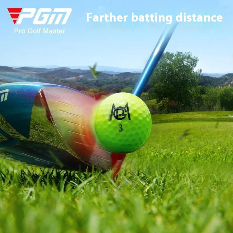 PGM golf colored ball two-layer competition ball golf double-layer ball 12 pack gift box Q029