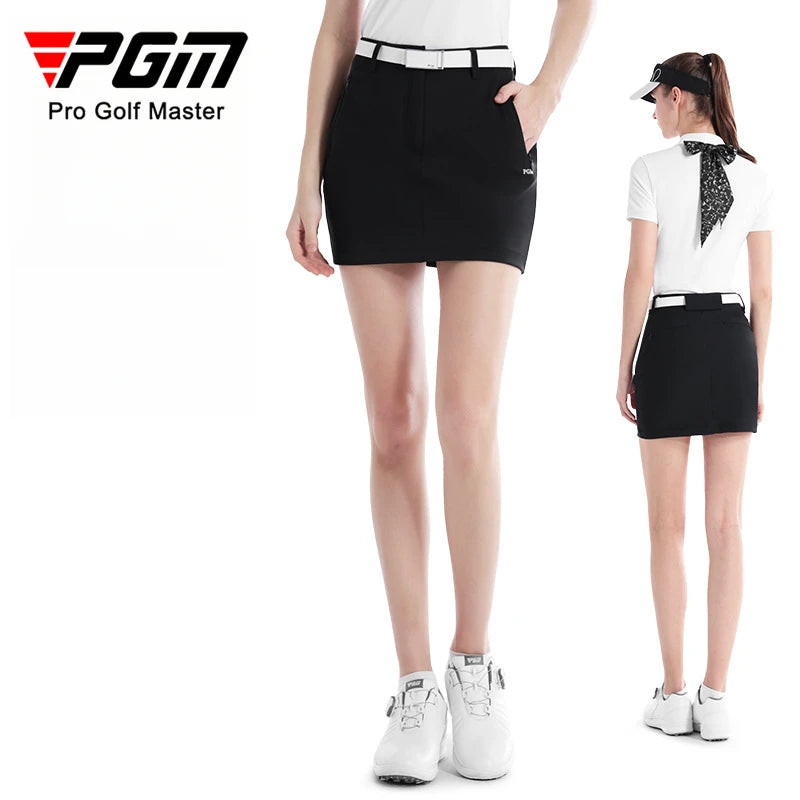 PGM Women Golf Skirt Summer Hip Wrap Breathable and Slimming QZ098