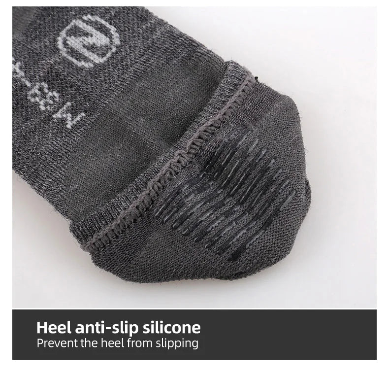 ZEALWOOD Ultra-Light Men's Women's Merino Wool Athletic Socks No Show/ Ankle Breathable Thin Running Tennis Golf Summer 3 Pairs