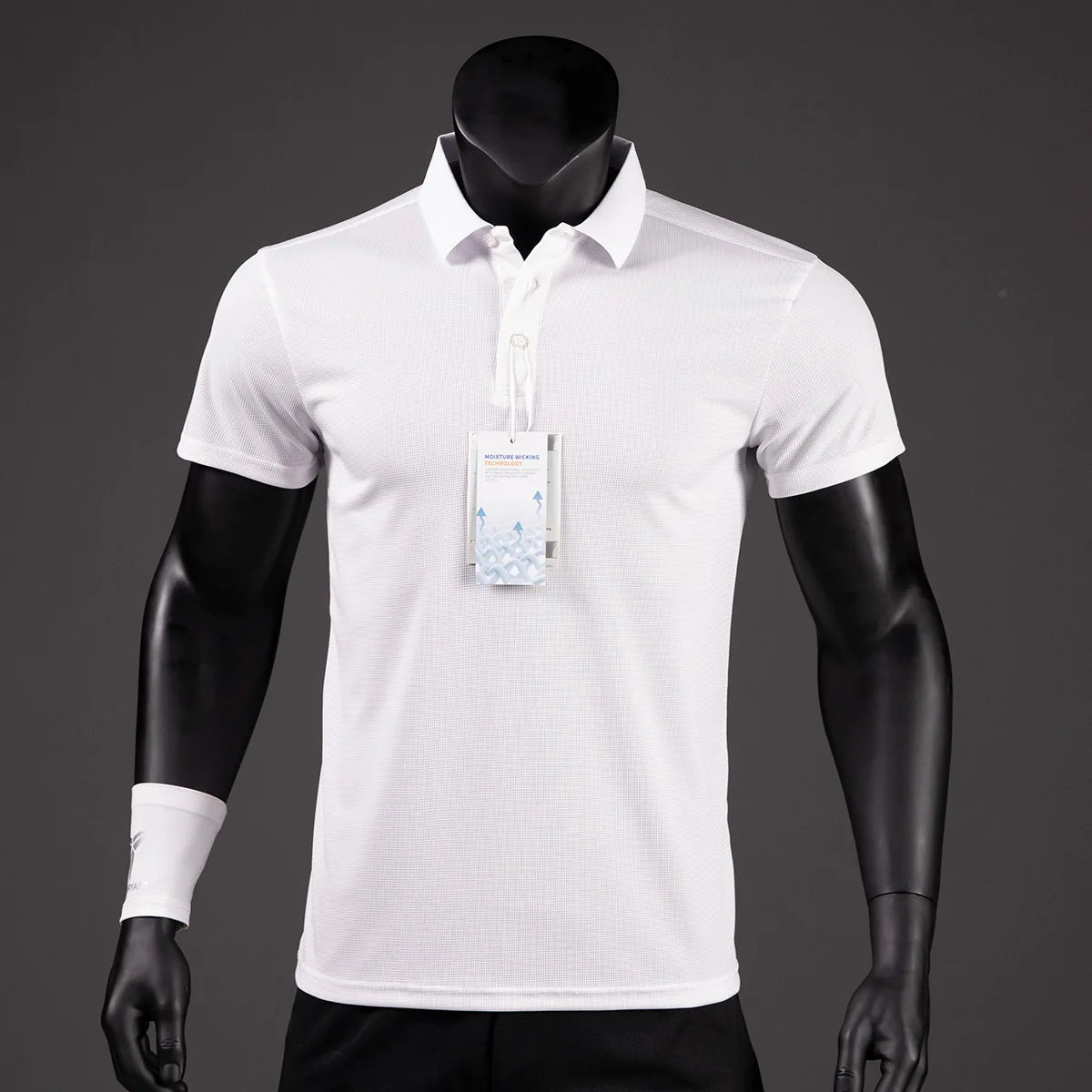 Men's Golf Shirt Luxury Sports Casual Polo Shirt Functional Quick-drying Breathable Lapel Short-sleeved T-shirt for Man Summer