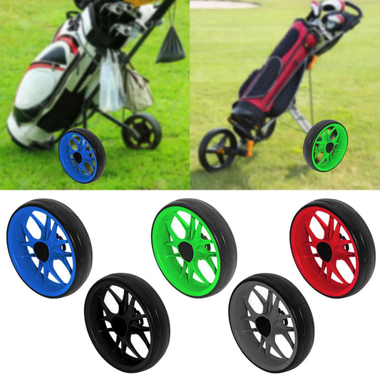Golf Trolley Wheel Golf Push Cart Wheel Lightweight High Performance Compact Easy Installation Portable Replaces Part